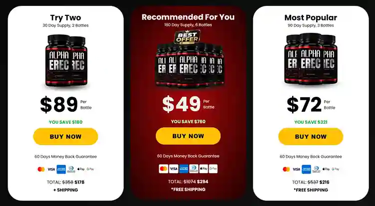 Alpha Erec price